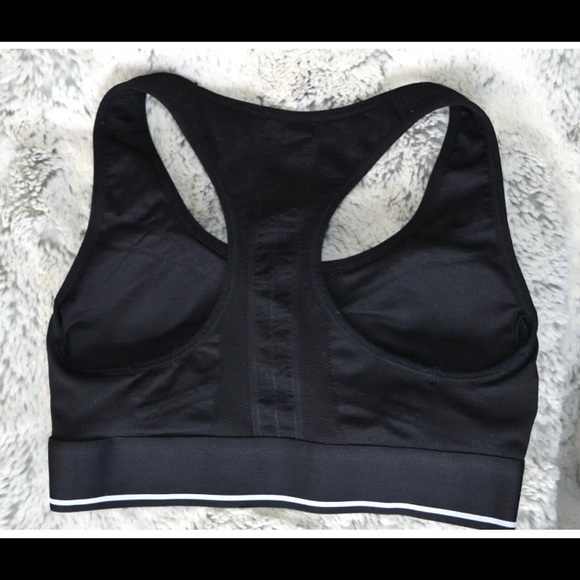 DKNY SPORT S WOMEN’S BRA IN BLACK EXCELLENT CONDITION REMOVABLE PADS, S - Picture 2 of 6